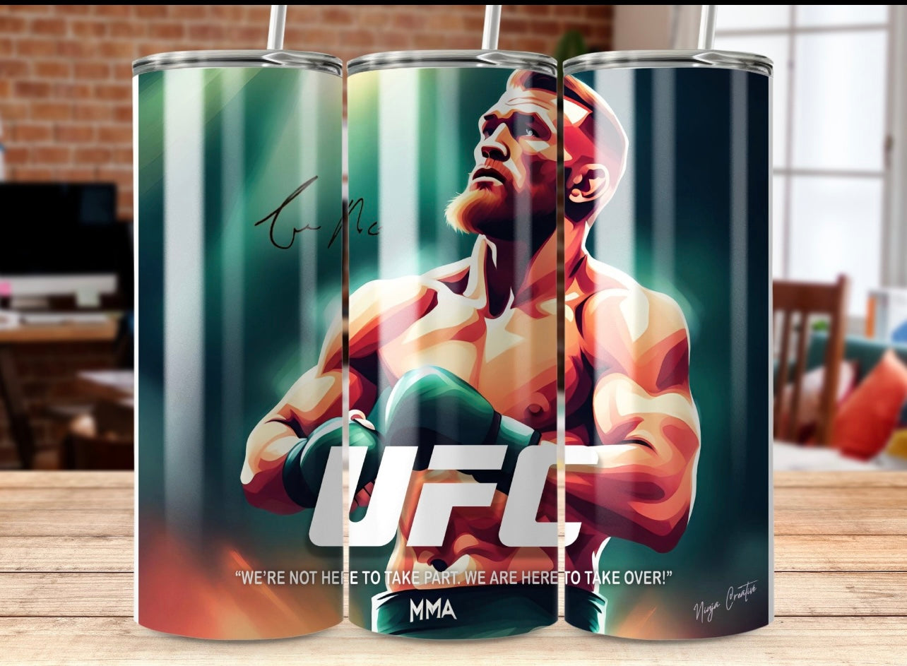 20 oz Double Walled Stainless Steel tumbler "McGregor" MMA Inspired